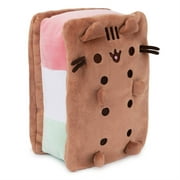 GUND Pusheen Neapolitan Ice Cream Sandwich Pusheen Plush, 9.5 in.