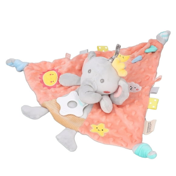 Manta de elefante para bebé, juguete calmante, manta de seguridad para bebé, manta de dentición para acurrucarse, inodoro, manta de seguridad para elefante infantil, funcionamiento suave