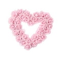 thumbnail image 5 of balikha Pink Heart Shaped Wreath ,Artificial Wreath, Door Hanging Wreath ,Front Door Wreath for Backdrop ,Decorating ,Indoor Outside, 5 of 9