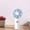 white, variant on EUDIDV Portable Fan Mini Handheld Fan Battery Powered Small Adjustable Speed USB Rechargeable Fan Powerful Eyelash Fan Suitable For Kids Women Men Indoor Outdoor Travel;for Indoor and Outdoor Use