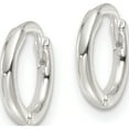 thumbnail image 2 of Sterling Silver Polished Hinged Hoop Earrings (Width 10.2) (Length 9.8) - Jbsp, 2 of 5