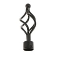 thumbnail image 3 of 2 Piezas de Varillas Decorativas para Cortinas BLESIY Twist Black, 3 of 8