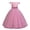 A#Pink296, variant on Byoo Toddler Girl Sequin Ball Gown Off-Shoulder Floor-Length Solid Color Pageant Dresses Wedding Dress for Children