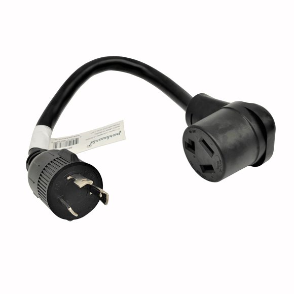 Parkworld 885859 Welding Adapter Cord L6-30 Plug 3-Prong 30A Locking Male to 10-30 Receptacle 30 AMP Female