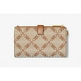 thumbnail image 3 of Michael Kors Womens Jet Set Double Zip Wristlet Natural/Luggage One Size 32S3GJ6W4J-969, 3 of 10
