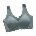 thumbnail image 2 of Abomasnow Womens Seamless Bras No Underwire Supportive Wireless Push Up Full Coverage Bralette Comfort Scalloped T-Shirt Bra, 2 of 3