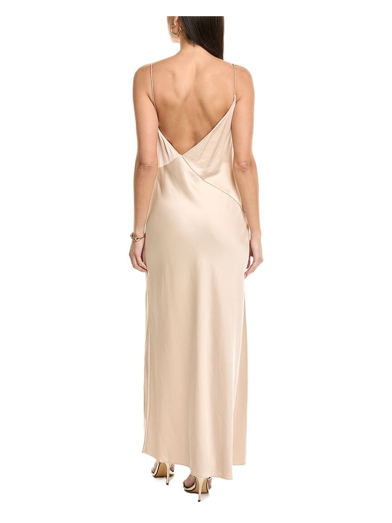 oatmeal bridesmaid dresses Aerie Couture 416 - Long Rhinestone Stretch Satin Trumpet Dress