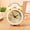 Green, variant on Retro Desk Clock, 4in(10.16cm) Small Flower Pattern Round Table Alarm Clock, Cute Silent Non-Ticking Battery Operated Clock for Bedroom Living Room Office