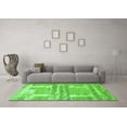 thumbnail image 3 of Ahgly Company Indoor Rectangle Oriental Green Industrial Area Rugs, 8' x 10', 3 of 4