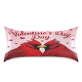 thumbnail image 3 of Dailycode Satin Pillow Case Standard Silk Pillow Cover for Hair and Skin Envelope Closure Cardinals in Love 20"x26", 3 of 9