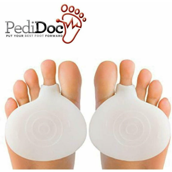 Feet Cushion Forefoot Insole Metatarsal Foot Pad Gel Pain Relief Fits Most-2 Pk