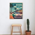 thumbnail image 4 of Nawypu Havana Cuba La Republica De Cuba Vintage Travel Posters Car for Bedroom Wall Decor Canvas Wall Art, 4 of 4