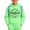 Green, variant on Little School Memories Printed Hoodie For Boys Casual Outfit With Cute Slogan Top And Cozy Bottoms