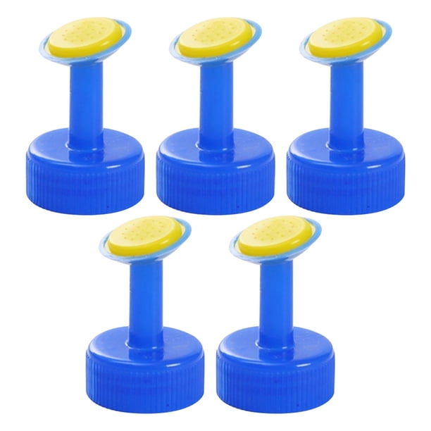 Fiudx Aspersor de Riego con Botella, Ajuste Cómodo, Riego Direccional Delicado, Riego Eficiente Del Jardín, Perfecto para Rosas, Compatible con Varios Tamaños, Juego de 4/5 Piezas, Material Plástico,