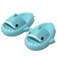 thumbnail image 1 of Feslishoet zapatillas de tiburón para hombre y mujer, zapatos suaves con plataforma de nube para playa, toboganes de baño para interiores, mulas de verano para exteriores de EVA Qiuyongming unisex, 1 of 2
