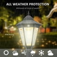 thumbnail image 5 of Barara King 92.5" Outdoor Lamp Post Light, Solar-Powered Streetlight, w/ Clear Glass, Black, 5 of 11