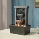 thumbnail image 4 of Fuente GOSSI con forma de cascada para interiores, decoración del hogar, 26 cm, con iluminación, 4 of 9