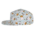 thumbnail image 3 of Fotbe Carrot Rabbit Flat Bill Visor Cap Classic Snapback Hat Polyester Foam Trucker Hat Trucker Cap Adjustable Baseball Cap, 3 of 9