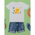 thumbnail image 3 of Funny Kids Lion Drawing T-Shirt Juniors -Image by Shutterstock,  Large, 3 of 4