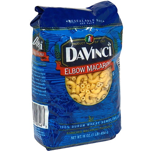 DaVinci Elbow Macaroni, 16 oz (Pack of 12)