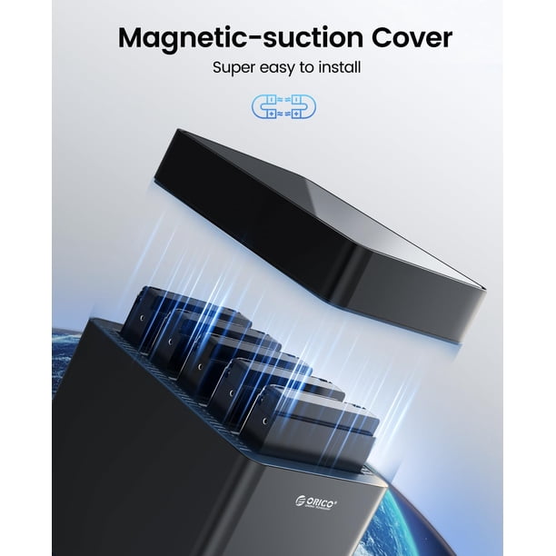 ORICO 5 Bay 3.5inch Hard Drive Enclosure USB 3.0 to SATA Magnetic