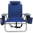 5-Position All-Purpose Beach Chair, Blue - Walmart.com