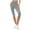 Gray, variant on WMTBSRSW Capri Leggings for Women Seamless Tummy Control Cropped Leggings Stretchy High Waisted Yoga Pants Workout Cycling Leggings