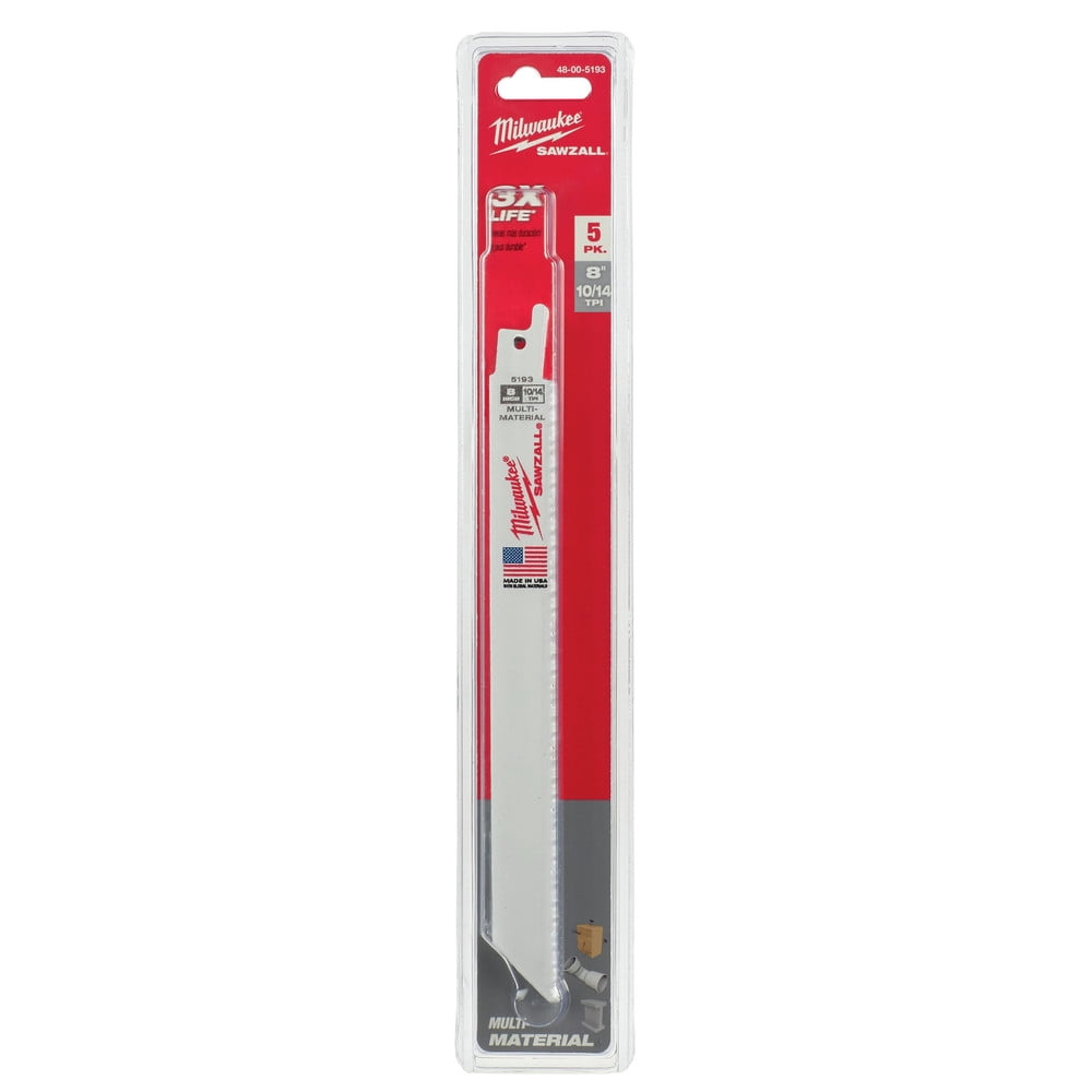 Milwaukee 48-00-5193 - 10/14 TPI Sawzall Blades