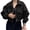 Black, variant on Womens Cropped Bomber Jacket 2026 Trendy Zip Up Lightweight Anorak Coat With Pockets