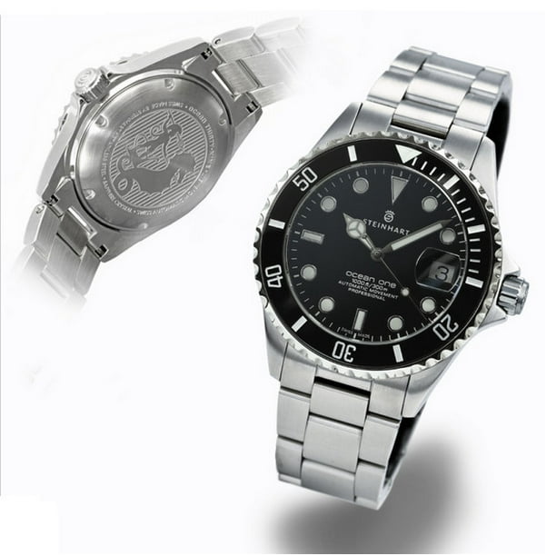 Steinhart Steinhart GMTOCEAN One 39mm Black Ceramic Swiss Automatic Sapphire Diver Watch