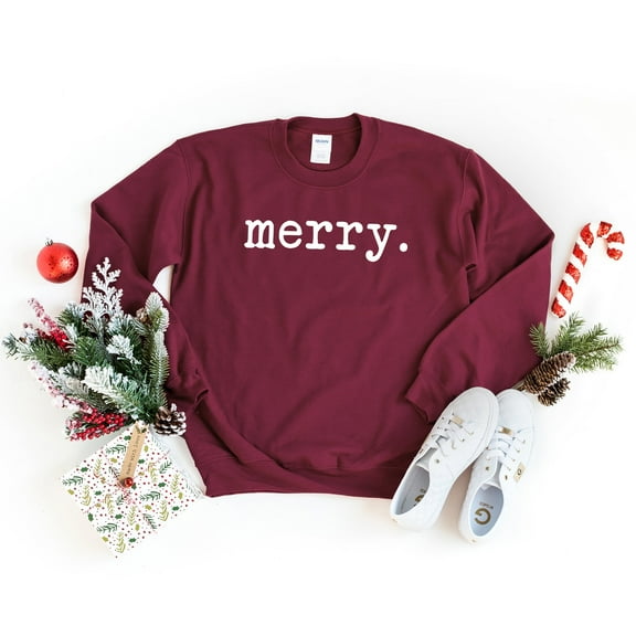 Merry Typewriter | Sweatshirt