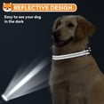 thumbnail image 6 of Reflective Dog Collar, Adjustable Soft Neoprene Padded Nylon Pet Collars with Buckle for Small Dogs, Navy Blue,S, 6 of 6