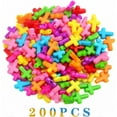 thumbnail image 2 of 200pcs Mixed Colors Chunky Acrylic Cross Spacer Beads Candy Color Cross Crucifix Craft Loose Beads Accessories for Easter Eid Necklace Bracelet Jewelry Making Décor, 2 of 7