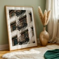 thumbnail image 5 of Fire Escapes, DTLA 02 - Los Angeles California Photography Oak Framed Wall Art Print 24 x 36 inches, 5 of 59