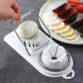 thumbnail image 2 of Trancheuse à Œufs en Acier Inoxydable Multi-Usages avec 2 Styles de Coupe pour Fromage, Fruits et Plus, 2 of 5