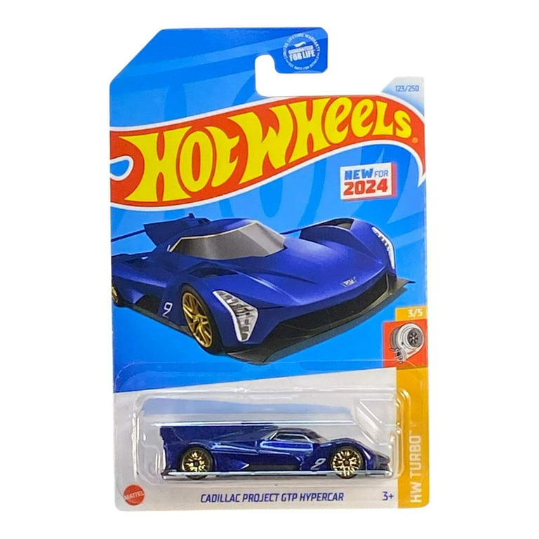 Hot Wheels Cadillac Project GTP Hypercar Blue 123/250 Diecast 1/64