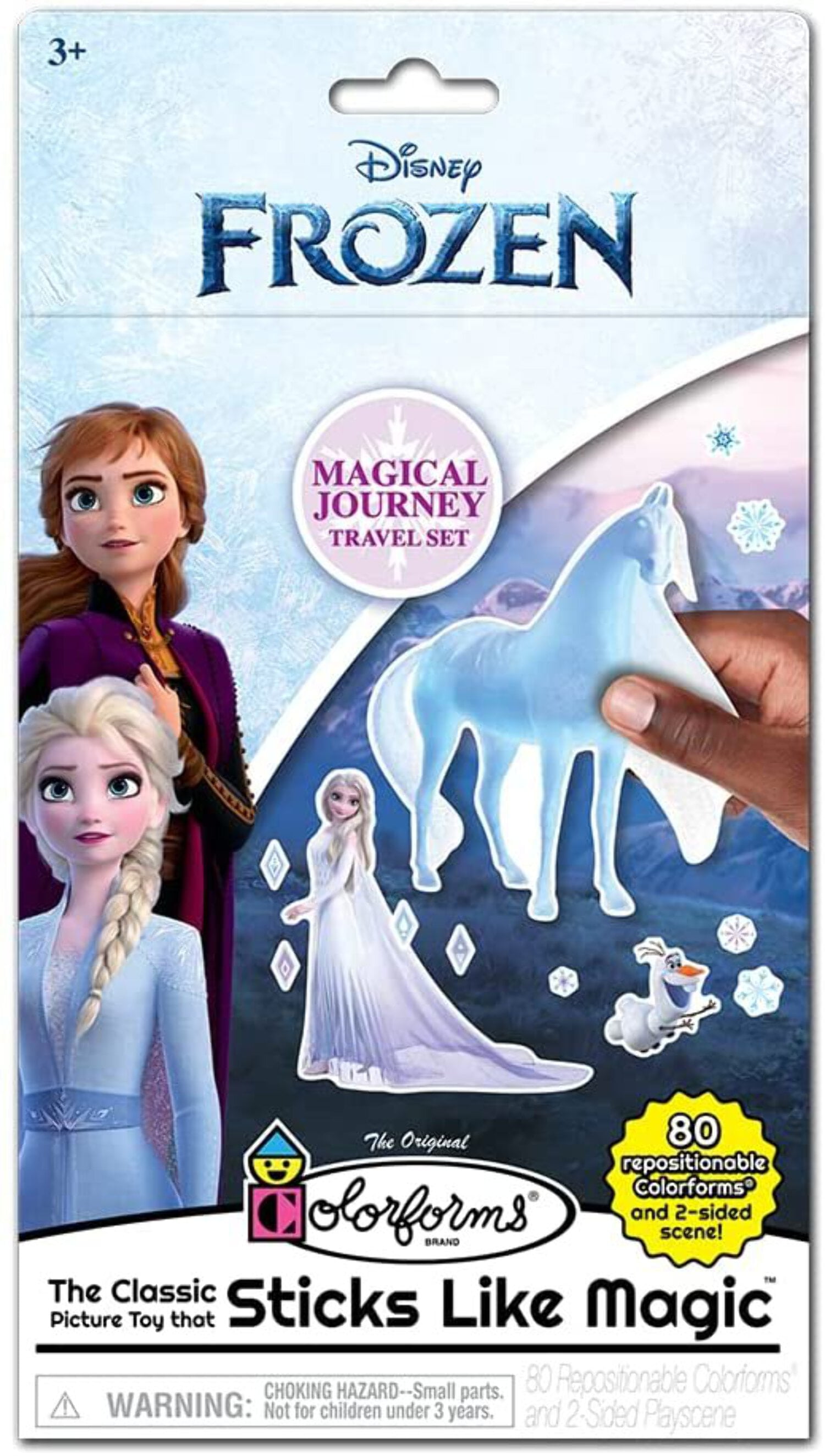 Colorforms Disney Frozen Travel Set - Pieces Stick Like Magic