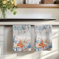 thumbnail image 7 of Blue Coastal Kitchen Towels Set of 1, Summer Beach Starfish Weeping Eucalyptus Vintage Absorbent Dish Towels for Kitchen, Microfiber Hand Towel, Quick Drying Tea Towel for Cleaning Dishcloths, 7 of 7