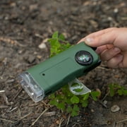 Carson X-Scope Kids 7-Function Multi-Purpose Optical Pocket Tool All-In-One Educational Adventure, Green