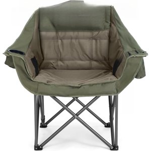 Oversized Camping Chair Padded Camping Chairs Support 450LBS Green