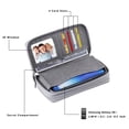 thumbnail image 4 of Womens Double Zipper Wallet Clutch Purse Cellphone Long Wallet with Removable Wristlet, 4 of 6
