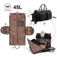 thumbnail image 3 of Bolsa de ropa con ruedas Modoker 3 en 1 con ruedas, negra, 3 of 7