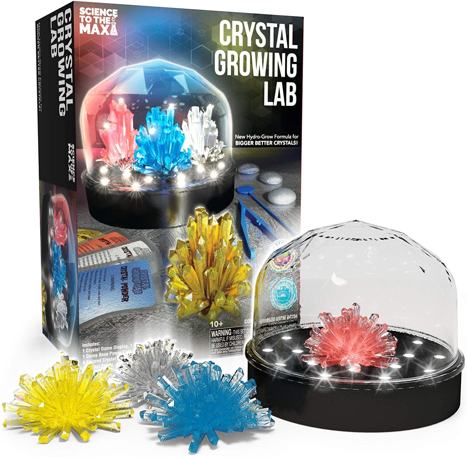 Be Amazing! Toys DIY Crystal Growing Experiment Kit for Kids W/Light Up ...