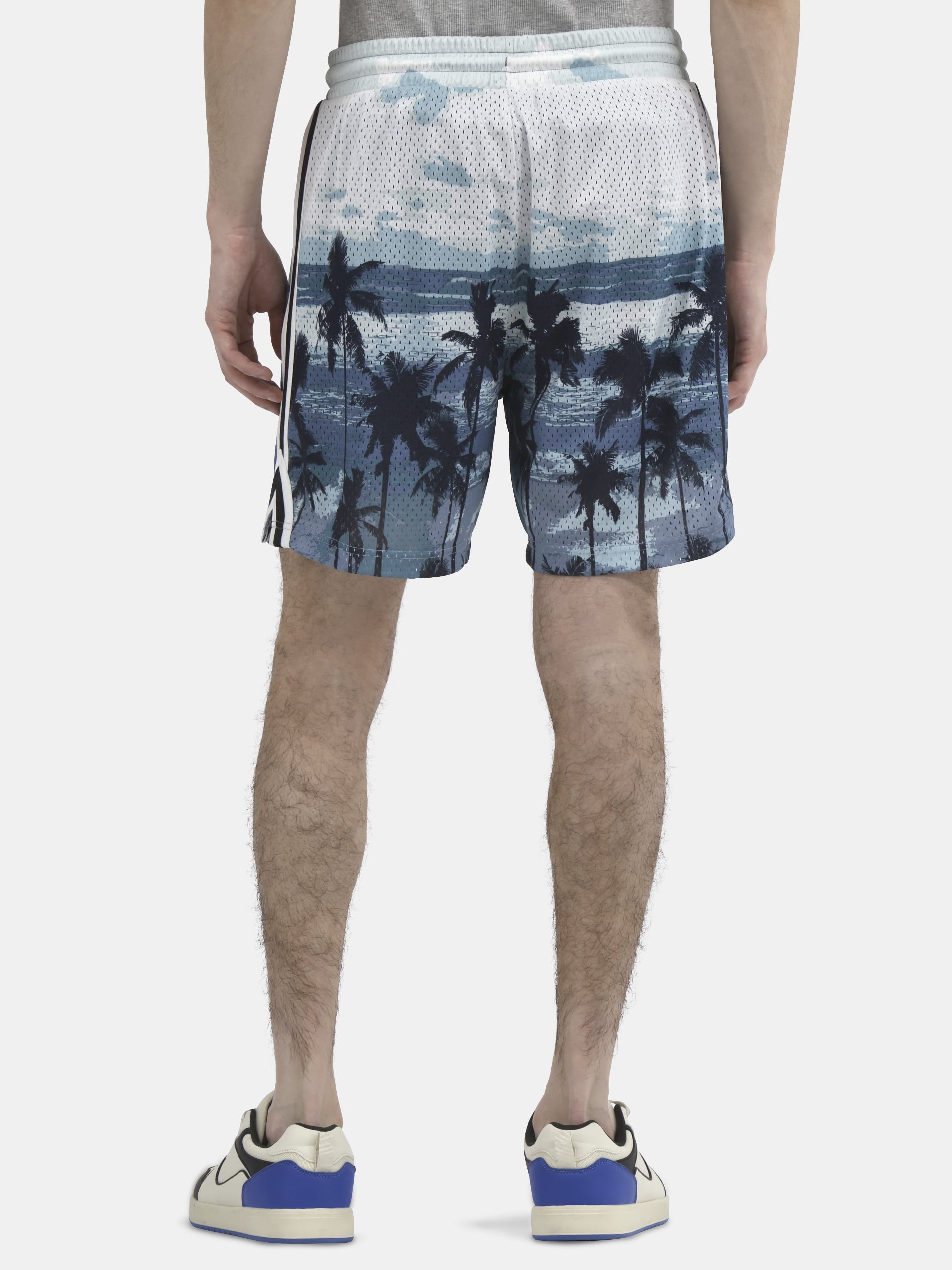 No Boundaries Men's & Big Men's Solid and Printed Mesh Shorts, Sizes XS-5XL