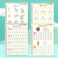 thumbnail image 2 of Zhuge Paquete de 4 cuadernos de práctica mágica para niños, cuaderno de práctica de escritura a mano para niños, cuaderno mágico, cuaderno reutilizable para niños de 3 a 8 años, caligrafía, 2 of 2