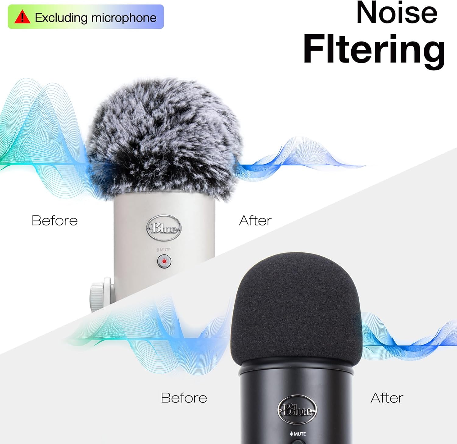 4 Pack Bose A20/A30/A10 Mic Covers & O-Rings - Foto 7