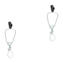 MLINS 2pcs Reptile Clamp Fixture Adjustable Heat Lamps Clamp Reptile Dome Clamp Lamp Holder for 5. 5- 8. 5 Inch Dome Reptile Heat Emitter Heat Lamp Black