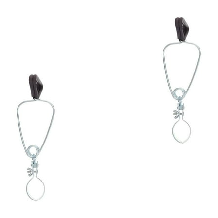 MLINS 2pcs Reptile Clamp Fixture Adjustable Heat Lamps Clamp Reptile Dome Clamp Lamp Holder for 5. 5- 8. 5 Inch Dome Reptile Heat Emitter Heat Lamp Black