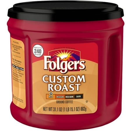 Folgers Custom Roast Mild Ground Coffee, 31.1 oz - Walmart.com