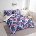 thumbnail image 3 of Castle Fairy Cheetah Print Bedding Comforter Set,Leopard Print King Bedding Sets, 3 of 8